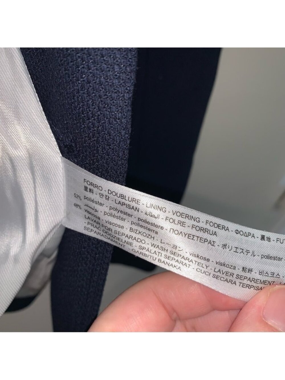 Zara Blazer Navy Blue XS - Picture 11 of 14